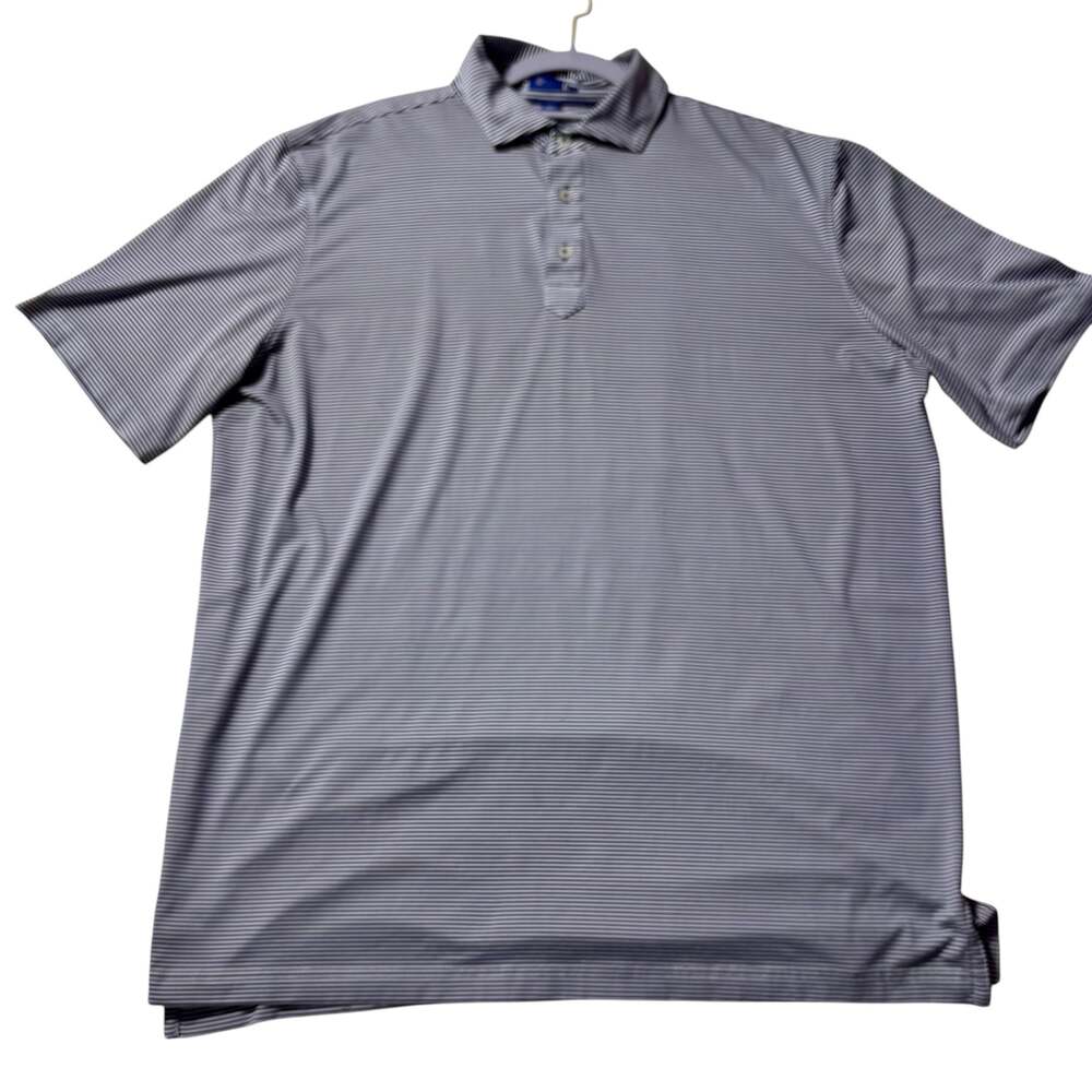 Stitch Golf Men's Striped Performance Polo